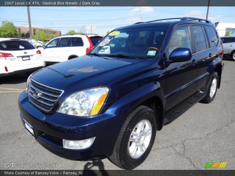 Nautical Blue Metallic / Dark Gray 2007 Lexus GX 470