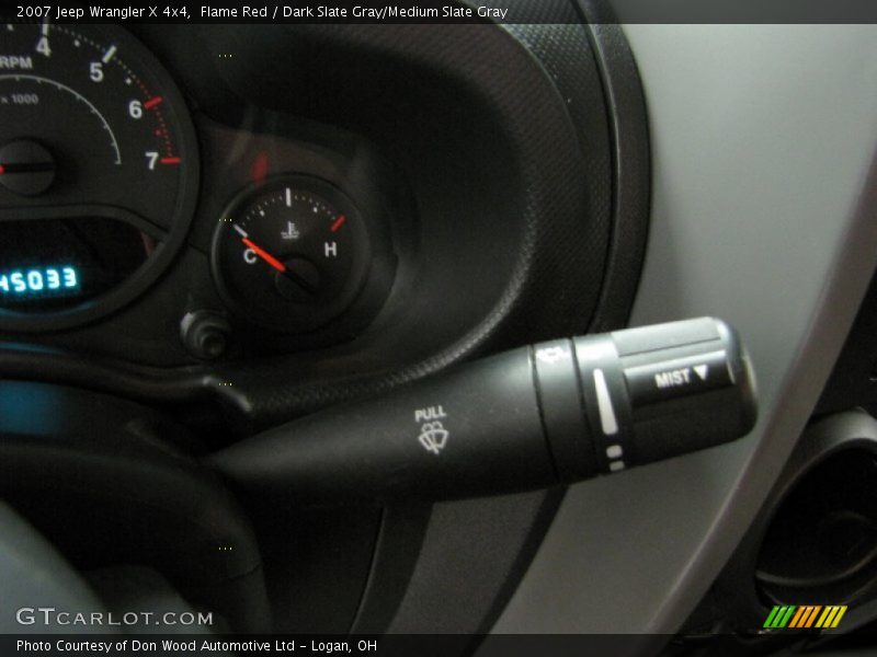 Flame Red / Dark Slate Gray/Medium Slate Gray 2007 Jeep Wrangler X 4x4