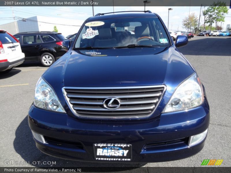 Nautical Blue Metallic / Dark Gray 2007 Lexus GX 470