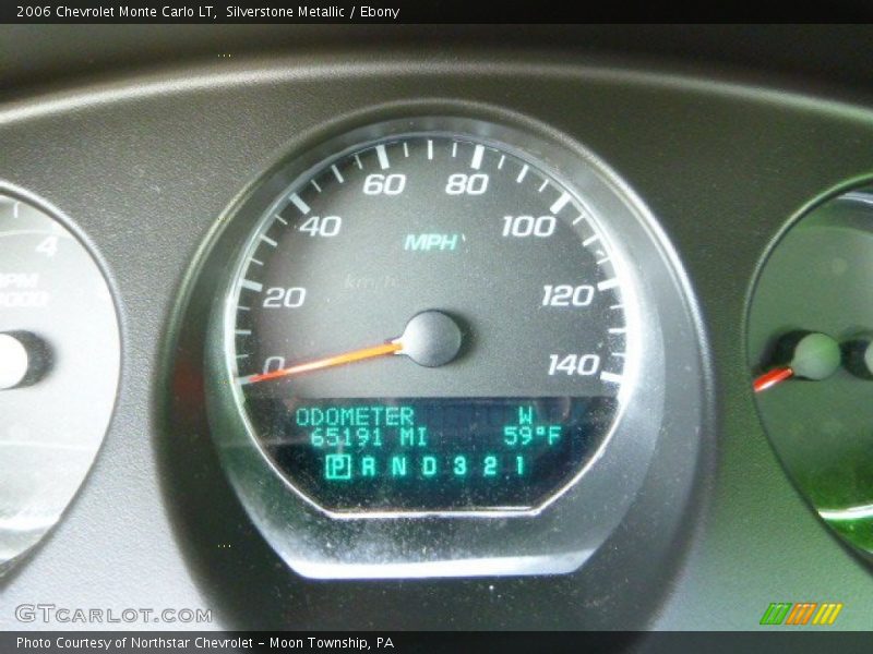 Silverstone Metallic / Ebony 2006 Chevrolet Monte Carlo LT
