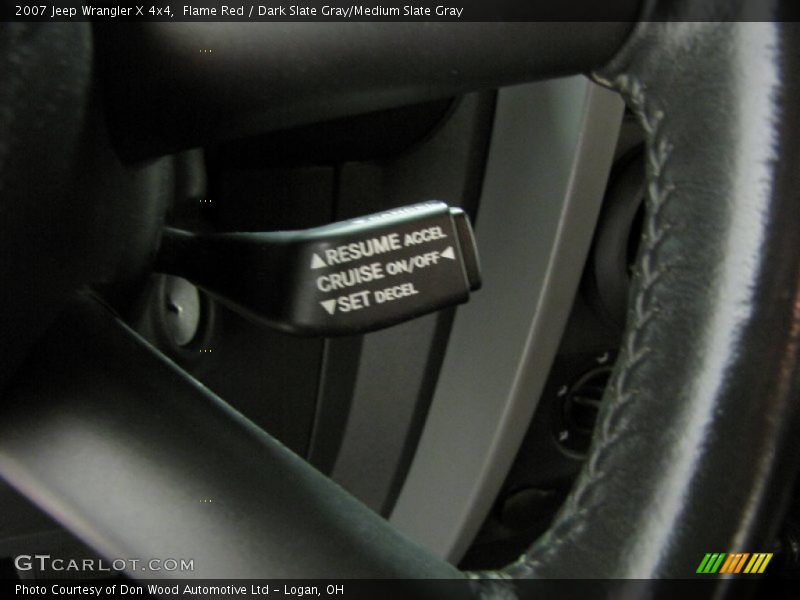 Flame Red / Dark Slate Gray/Medium Slate Gray 2007 Jeep Wrangler X 4x4