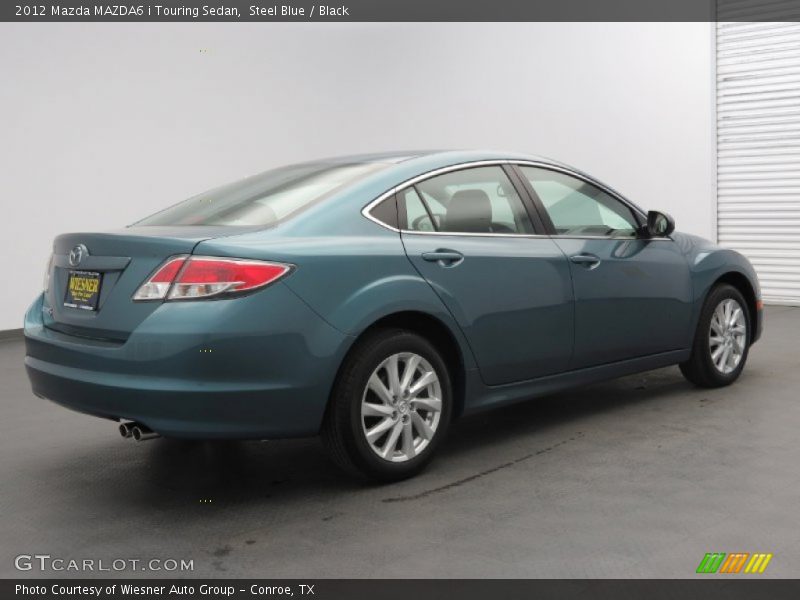 Steel Blue / Black 2012 Mazda MAZDA6 i Touring Sedan
