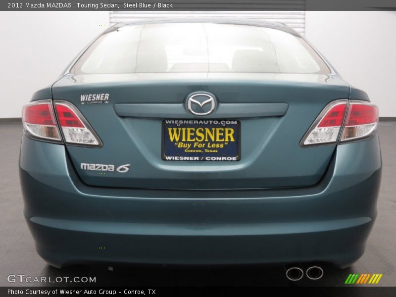 Steel Blue / Black 2012 Mazda MAZDA6 i Touring Sedan