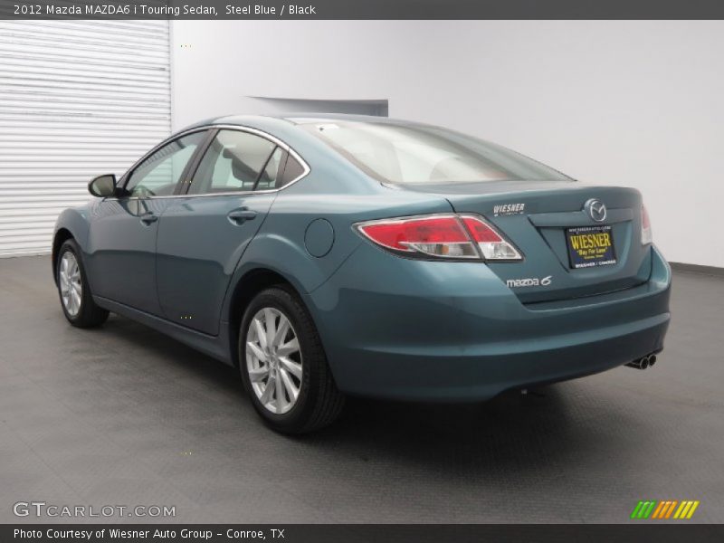 Steel Blue / Black 2012 Mazda MAZDA6 i Touring Sedan