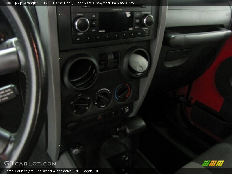 Flame Red / Dark Slate Gray/Medium Slate Gray 2007 Jeep Wrangler X 4x4