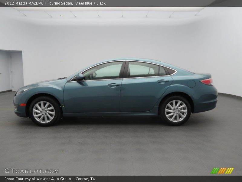 Steel Blue / Black 2012 Mazda MAZDA6 i Touring Sedan