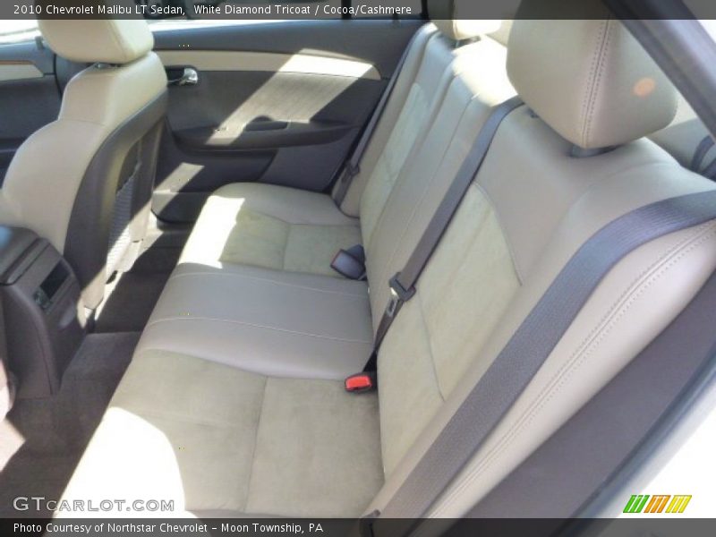 White Diamond Tricoat / Cocoa/Cashmere 2010 Chevrolet Malibu LT Sedan