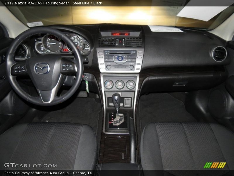Steel Blue / Black 2012 Mazda MAZDA6 i Touring Sedan