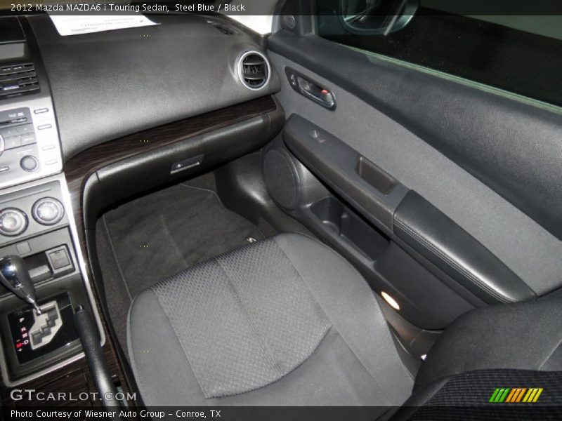 Steel Blue / Black 2012 Mazda MAZDA6 i Touring Sedan