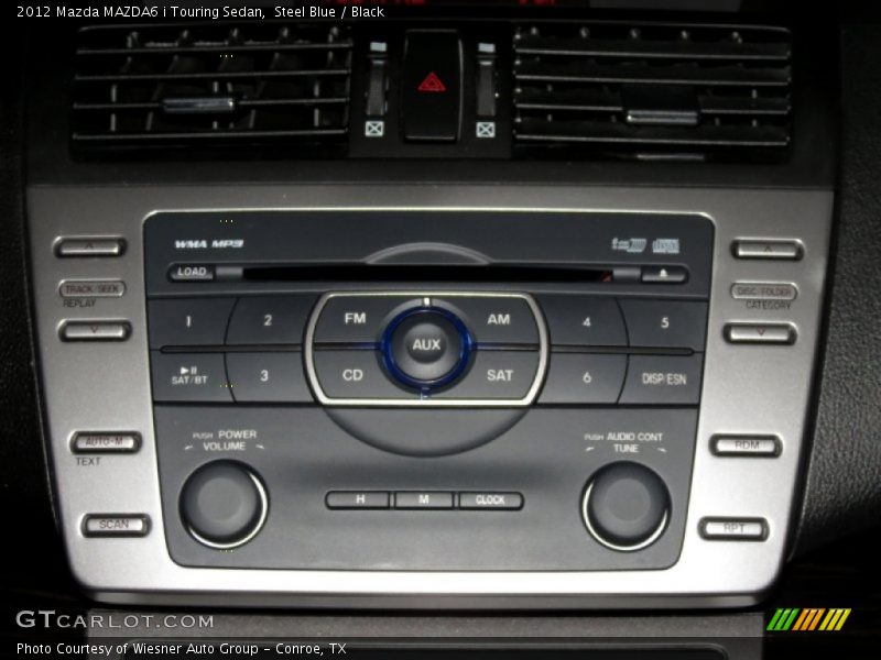 Steel Blue / Black 2012 Mazda MAZDA6 i Touring Sedan