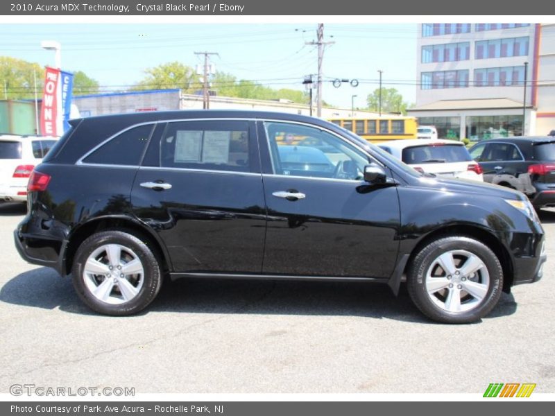 Crystal Black Pearl / Ebony 2010 Acura MDX Technology