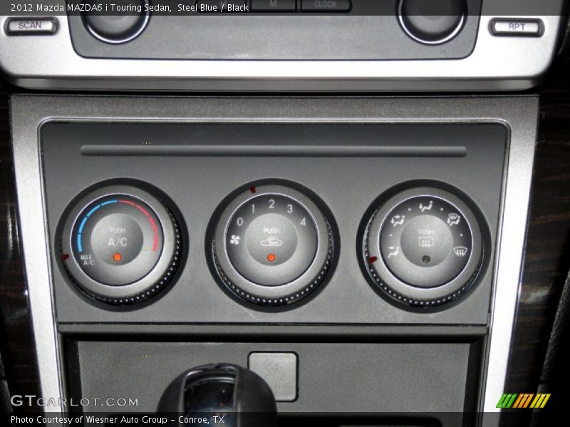 Steel Blue / Black 2012 Mazda MAZDA6 i Touring Sedan