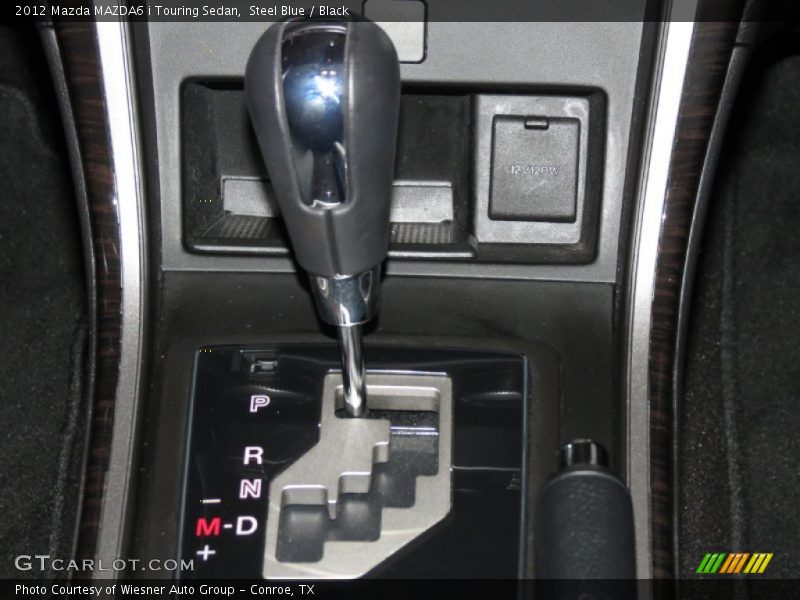Steel Blue / Black 2012 Mazda MAZDA6 i Touring Sedan