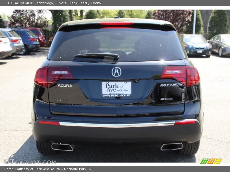 Crystal Black Pearl / Ebony 2010 Acura MDX Technology