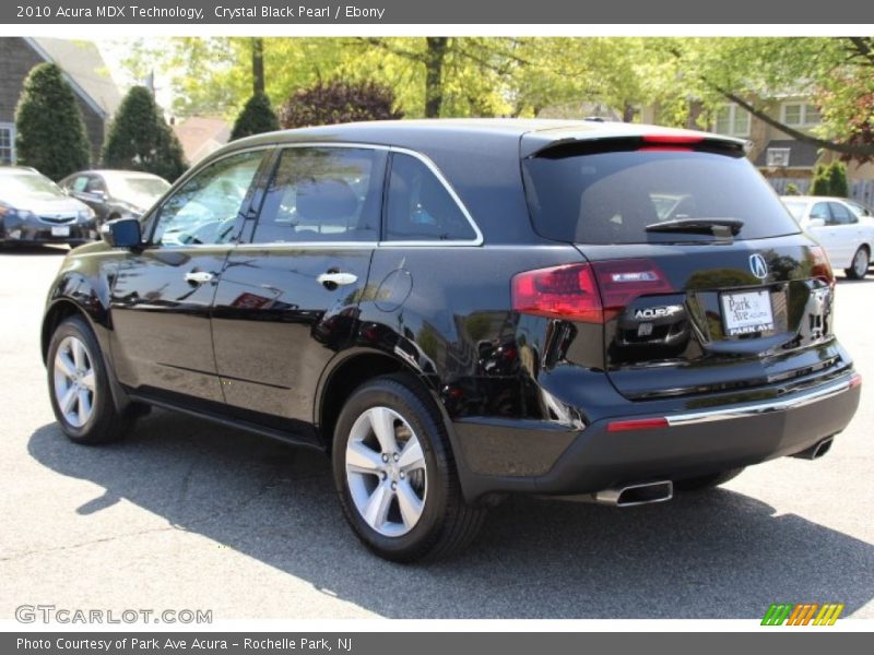 Crystal Black Pearl / Ebony 2010 Acura MDX Technology