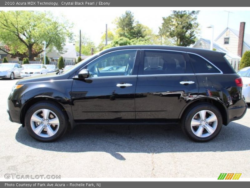Crystal Black Pearl / Ebony 2010 Acura MDX Technology