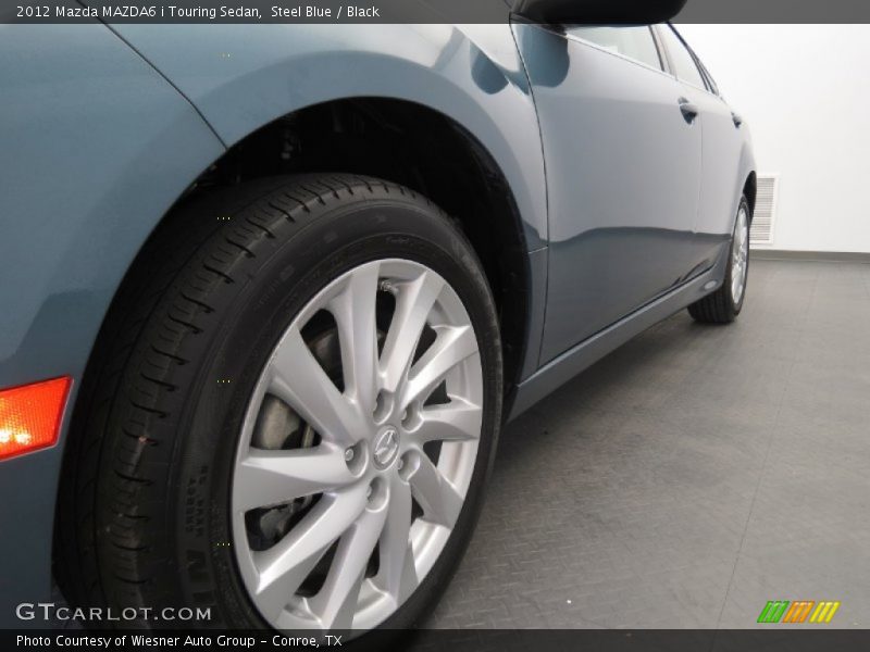 Steel Blue / Black 2012 Mazda MAZDA6 i Touring Sedan