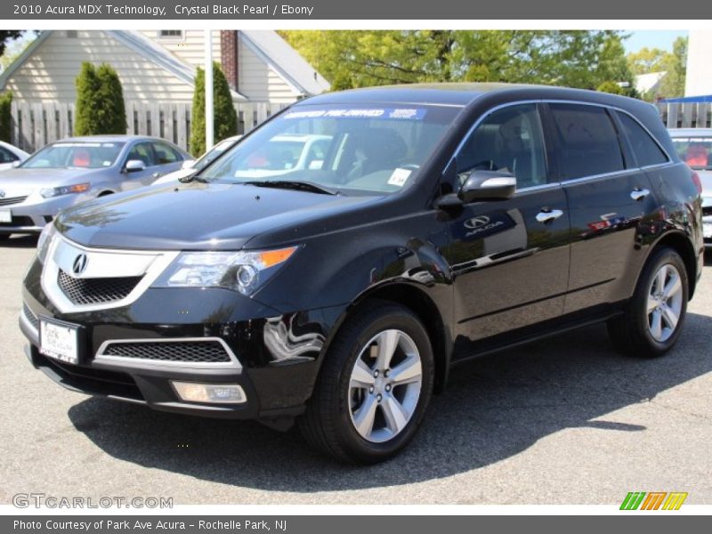 Crystal Black Pearl / Ebony 2010 Acura MDX Technology