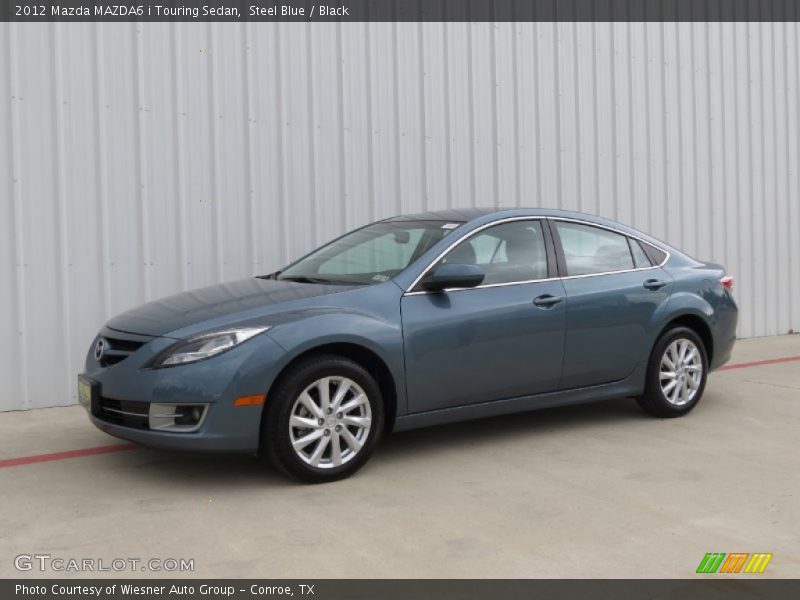 Steel Blue / Black 2012 Mazda MAZDA6 i Touring Sedan