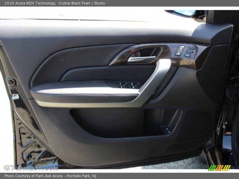 Crystal Black Pearl / Ebony 2010 Acura MDX Technology