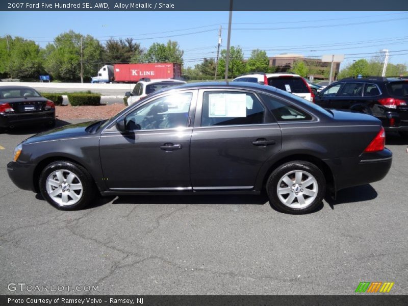 Alloy Metallic / Shale 2007 Ford Five Hundred SEL AWD