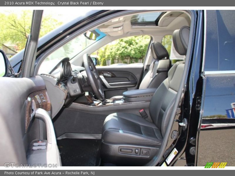Crystal Black Pearl / Ebony 2010 Acura MDX Technology