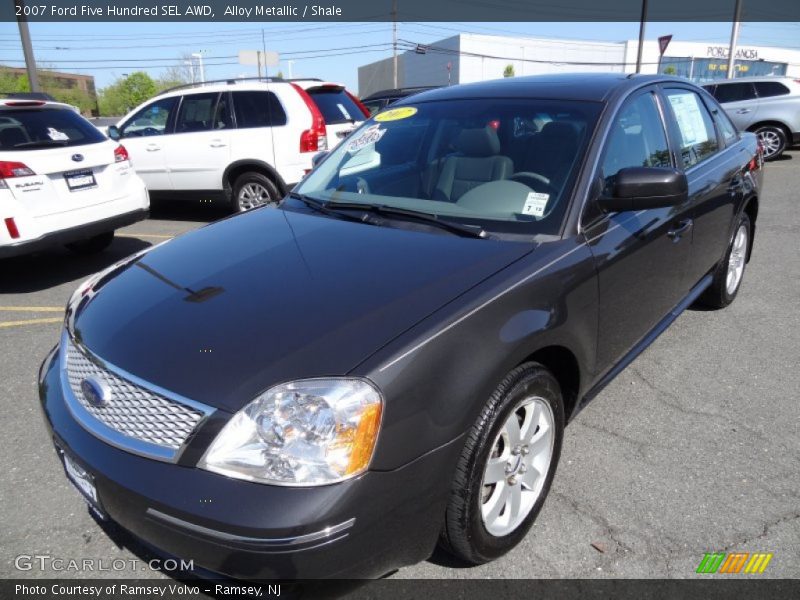 Alloy Metallic / Shale 2007 Ford Five Hundred SEL AWD