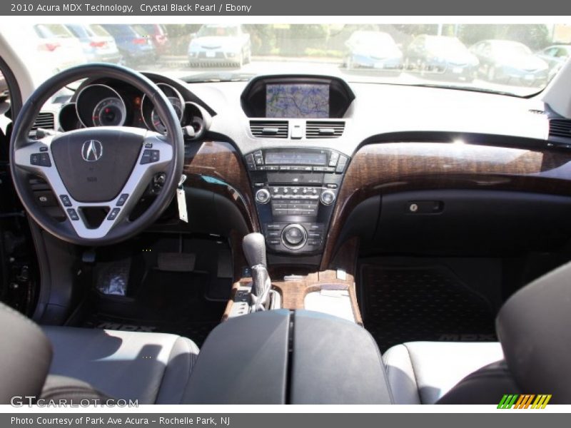Crystal Black Pearl / Ebony 2010 Acura MDX Technology
