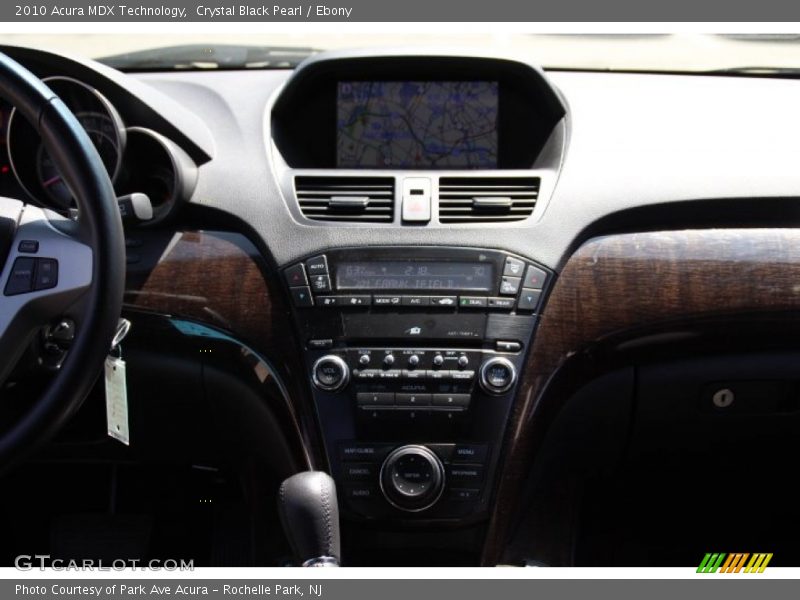 Crystal Black Pearl / Ebony 2010 Acura MDX Technology