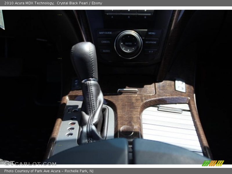 Crystal Black Pearl / Ebony 2010 Acura MDX Technology