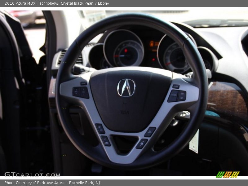 Crystal Black Pearl / Ebony 2010 Acura MDX Technology