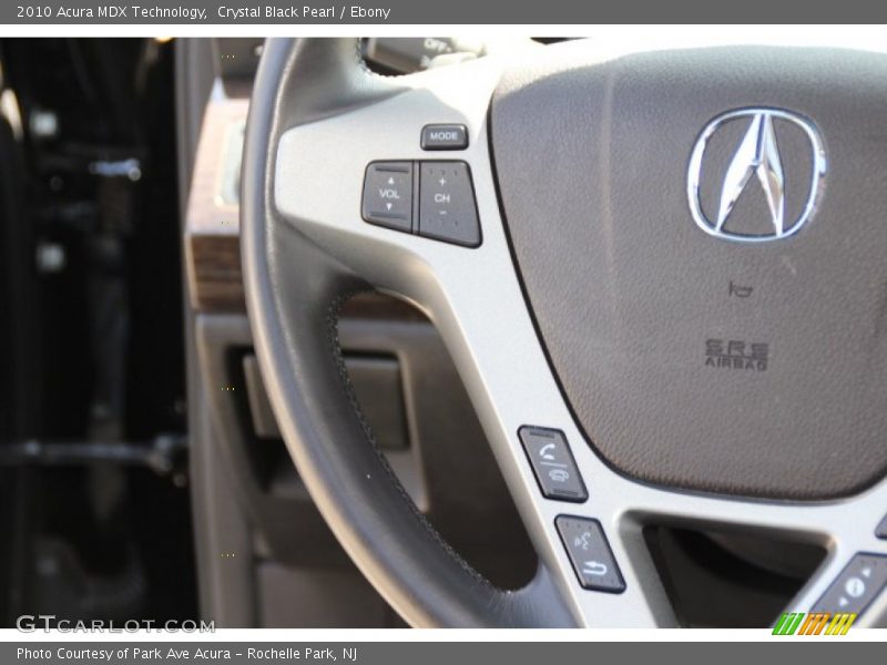 Crystal Black Pearl / Ebony 2010 Acura MDX Technology