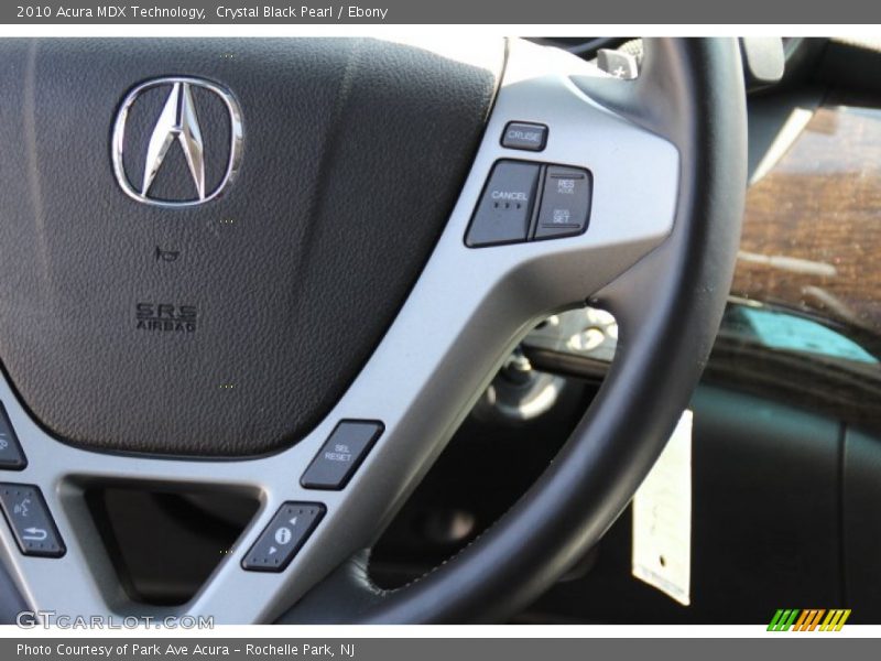 Crystal Black Pearl / Ebony 2010 Acura MDX Technology
