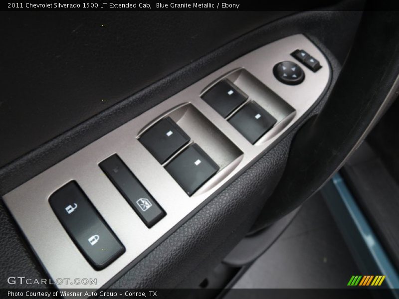 Blue Granite Metallic / Ebony 2011 Chevrolet Silverado 1500 LT Extended Cab