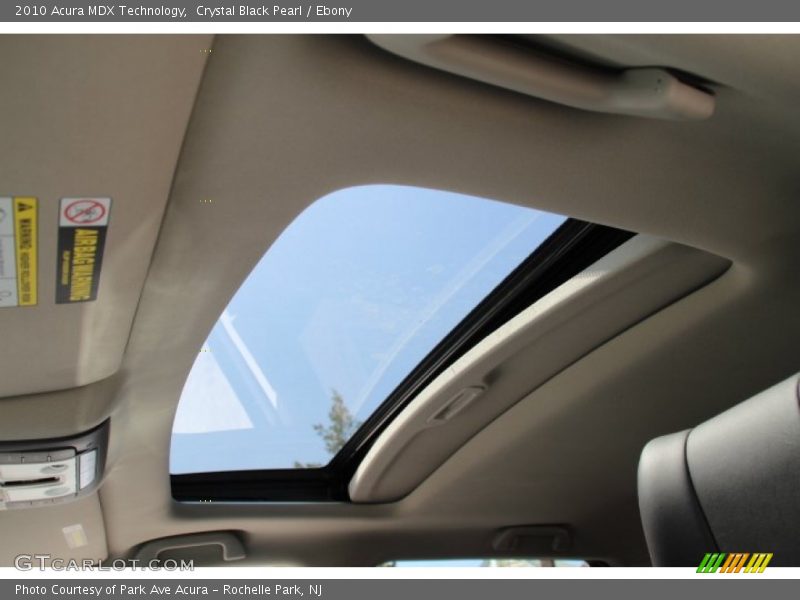 Crystal Black Pearl / Ebony 2010 Acura MDX Technology