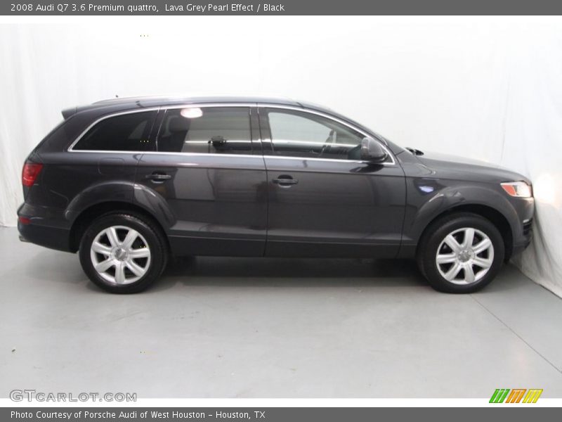 Lava Grey Pearl Effect / Black 2008 Audi Q7 3.6 Premium quattro
