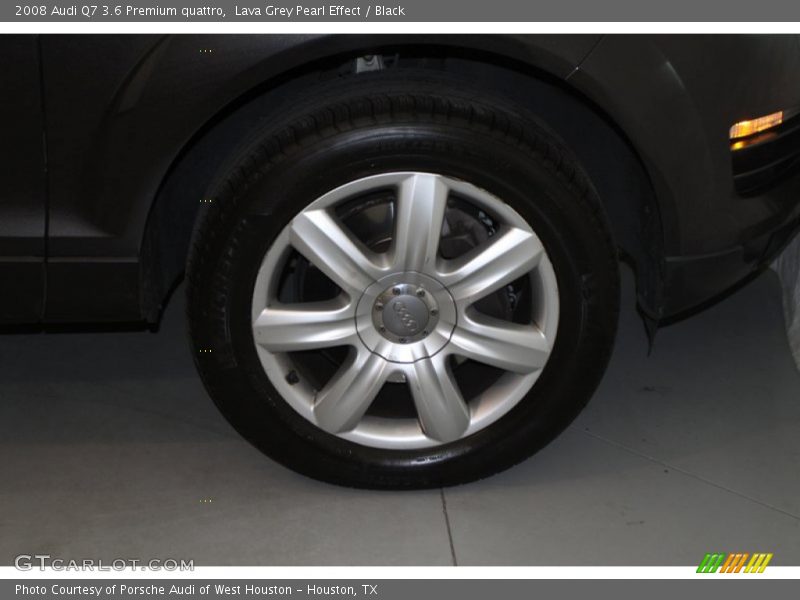 Lava Grey Pearl Effect / Black 2008 Audi Q7 3.6 Premium quattro