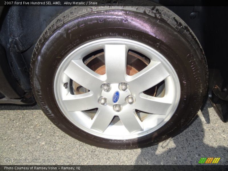 Alloy Metallic / Shale 2007 Ford Five Hundred SEL AWD