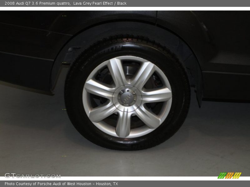 Lava Grey Pearl Effect / Black 2008 Audi Q7 3.6 Premium quattro