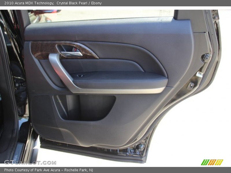 Crystal Black Pearl / Ebony 2010 Acura MDX Technology