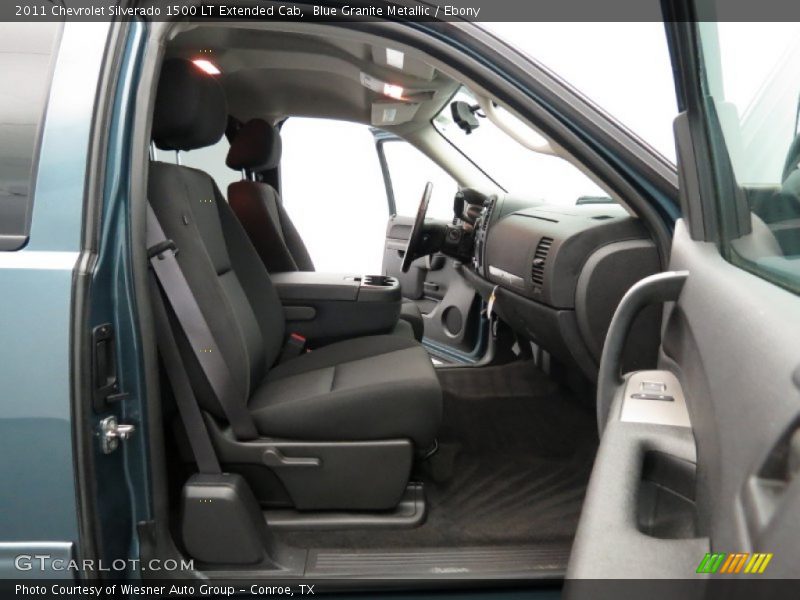 Blue Granite Metallic / Ebony 2011 Chevrolet Silverado 1500 LT Extended Cab