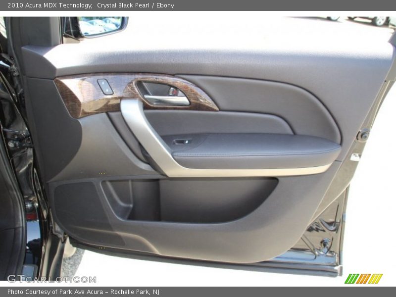 Crystal Black Pearl / Ebony 2010 Acura MDX Technology