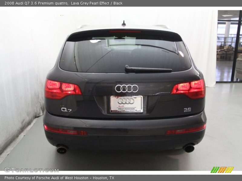 Lava Grey Pearl Effect / Black 2008 Audi Q7 3.6 Premium quattro