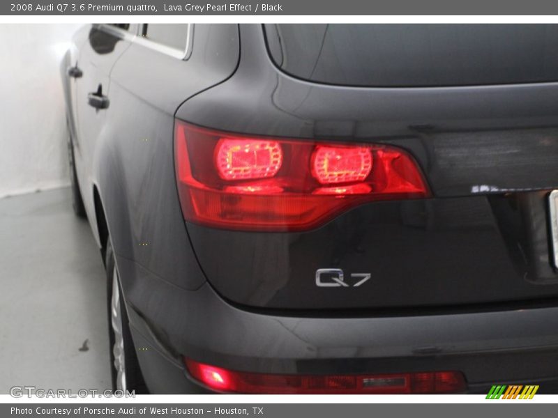 Lava Grey Pearl Effect / Black 2008 Audi Q7 3.6 Premium quattro