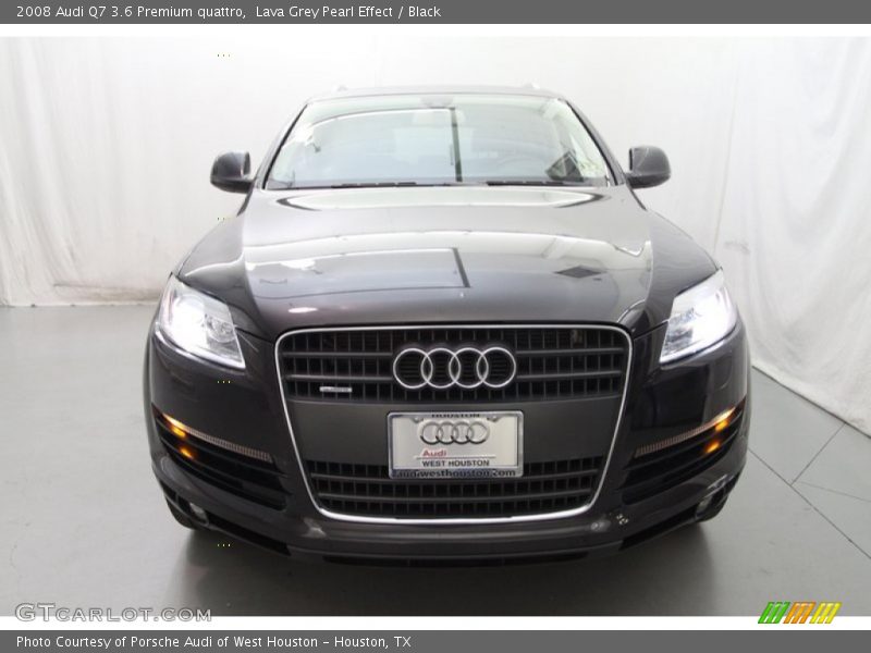 Lava Grey Pearl Effect / Black 2008 Audi Q7 3.6 Premium quattro