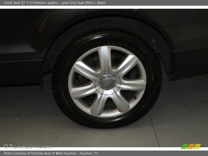 Lava Grey Pearl Effect / Black 2008 Audi Q7 3.6 Premium quattro
