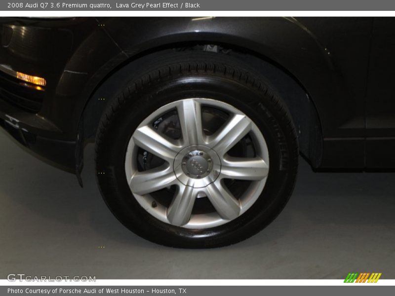 Lava Grey Pearl Effect / Black 2008 Audi Q7 3.6 Premium quattro