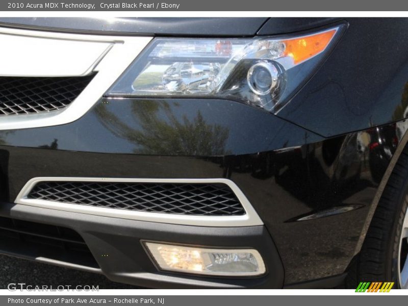 Crystal Black Pearl / Ebony 2010 Acura MDX Technology