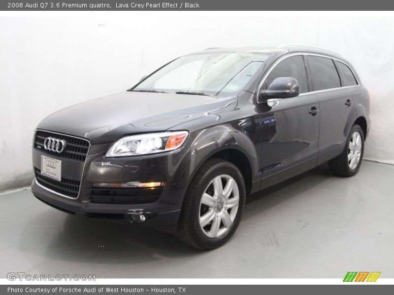 Lava Grey Pearl Effect / Black 2008 Audi Q7 3.6 Premium quattro