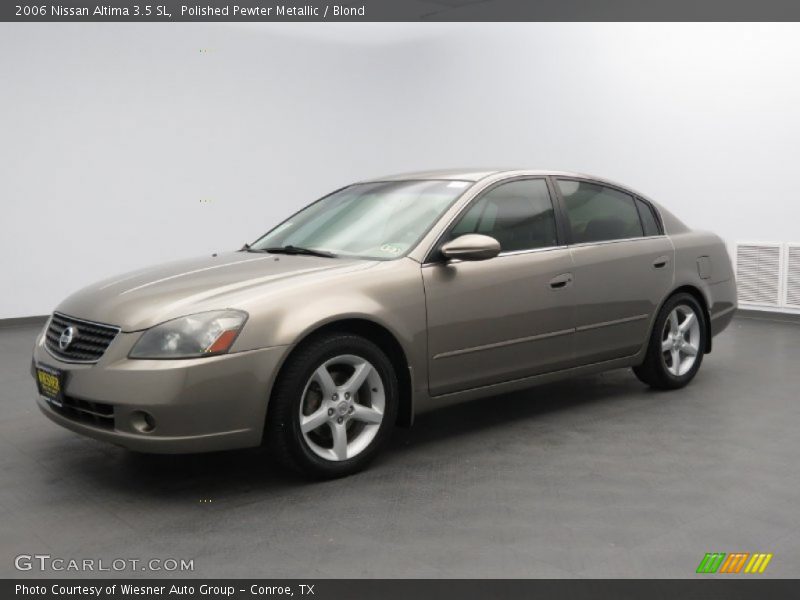 Polished Pewter Metallic / Blond 2006 Nissan Altima 3.5 SL